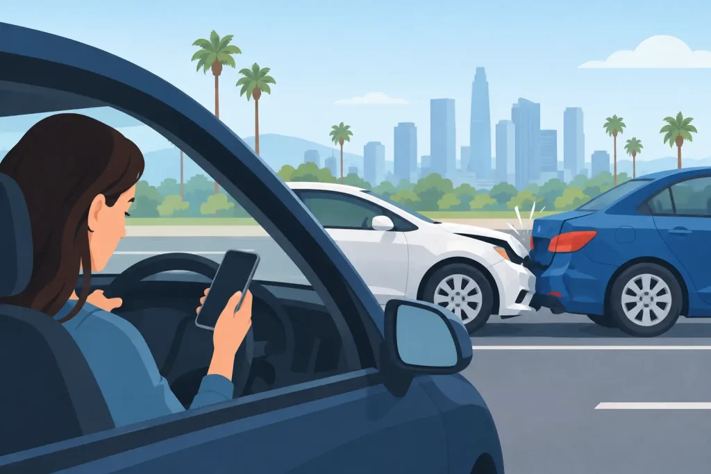 Distracted Driving Accident Claims in California